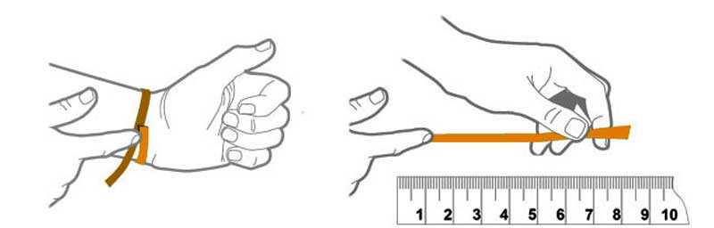 اندازه-گیری-مچ-دست-برای-خرید-آنلاین-دستبند-طلا