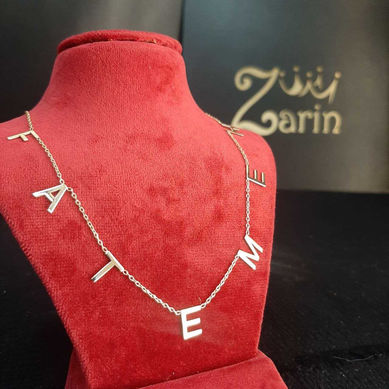 گردنبند دخترانه طلا اسم فاطمه
