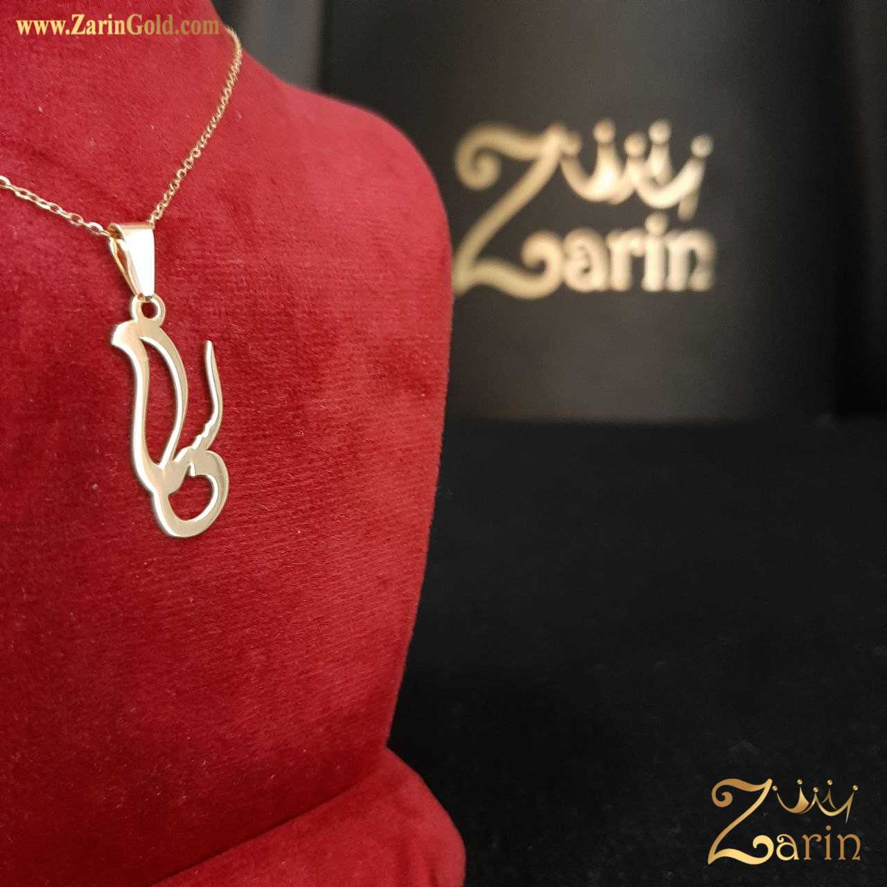 پلاک طلا ظریف اسم دلسا
