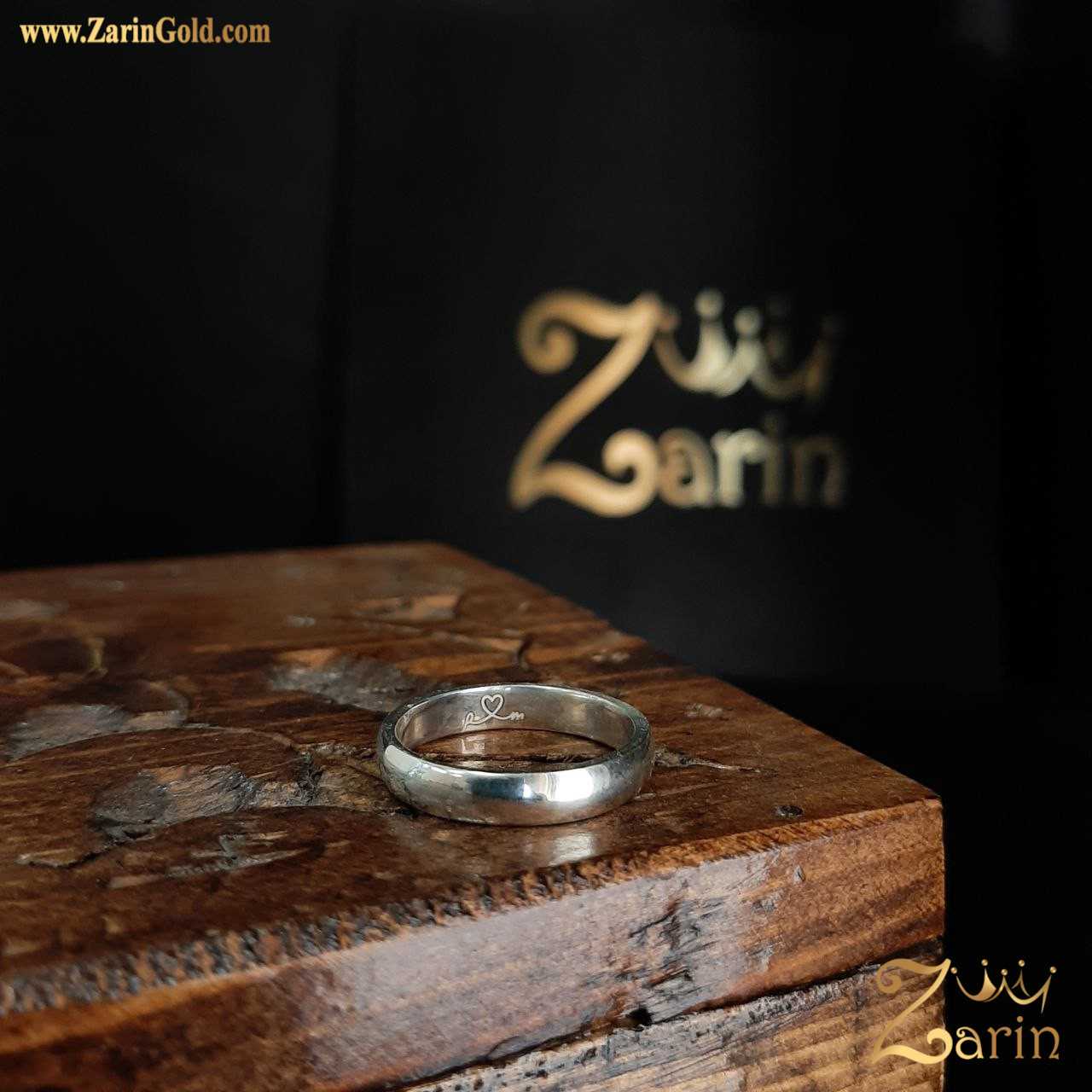 رینگ طلاسفید یا حک m p