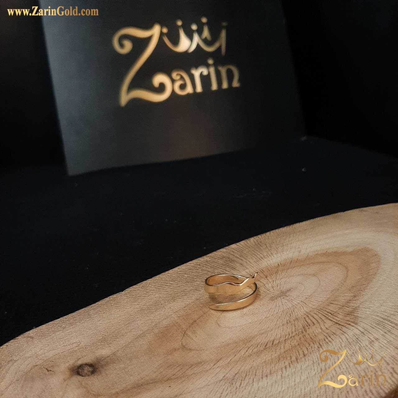 خرید انگشتر طلا سفارشی حرف فارسی سین