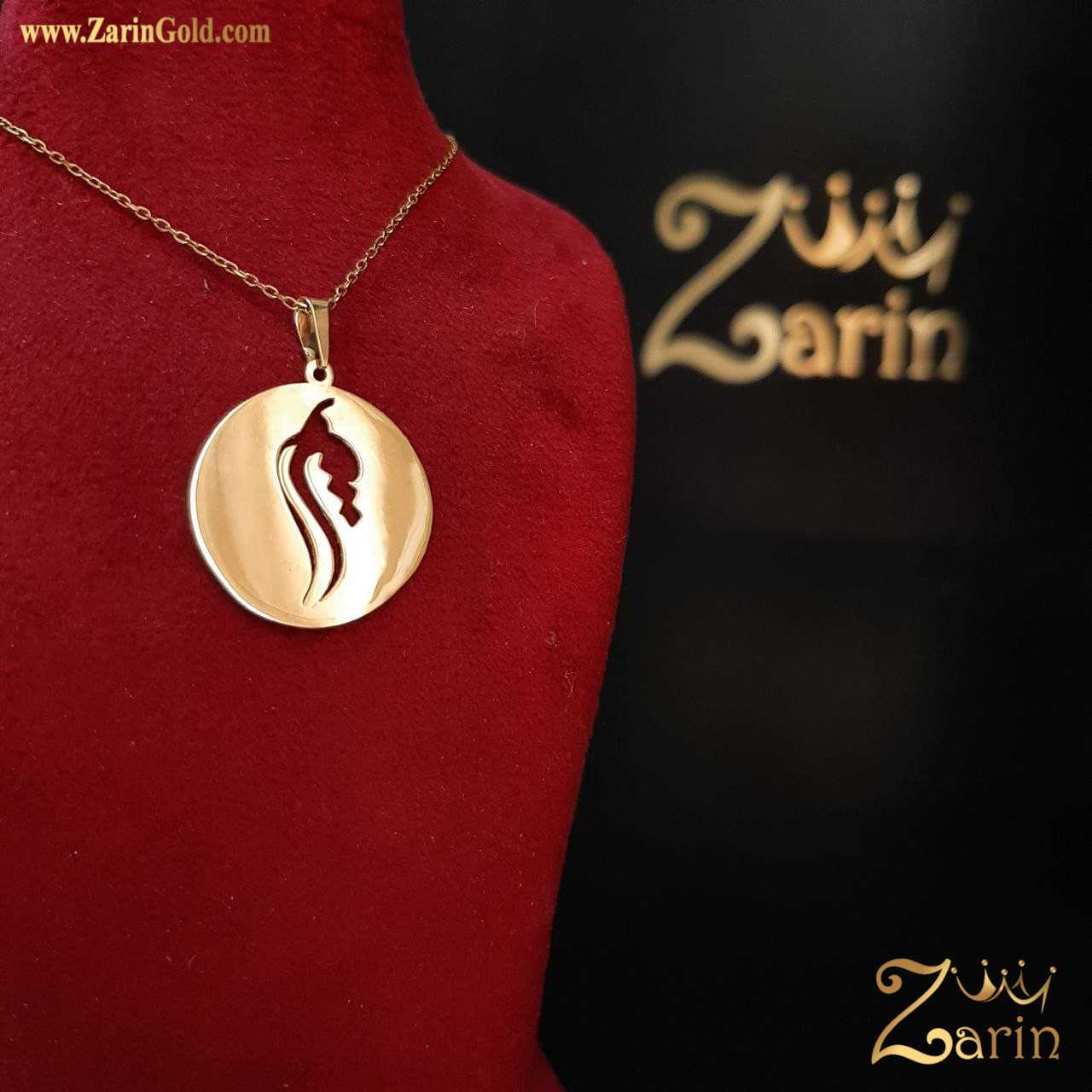 پلاک طلا دخترانه اسم مریم