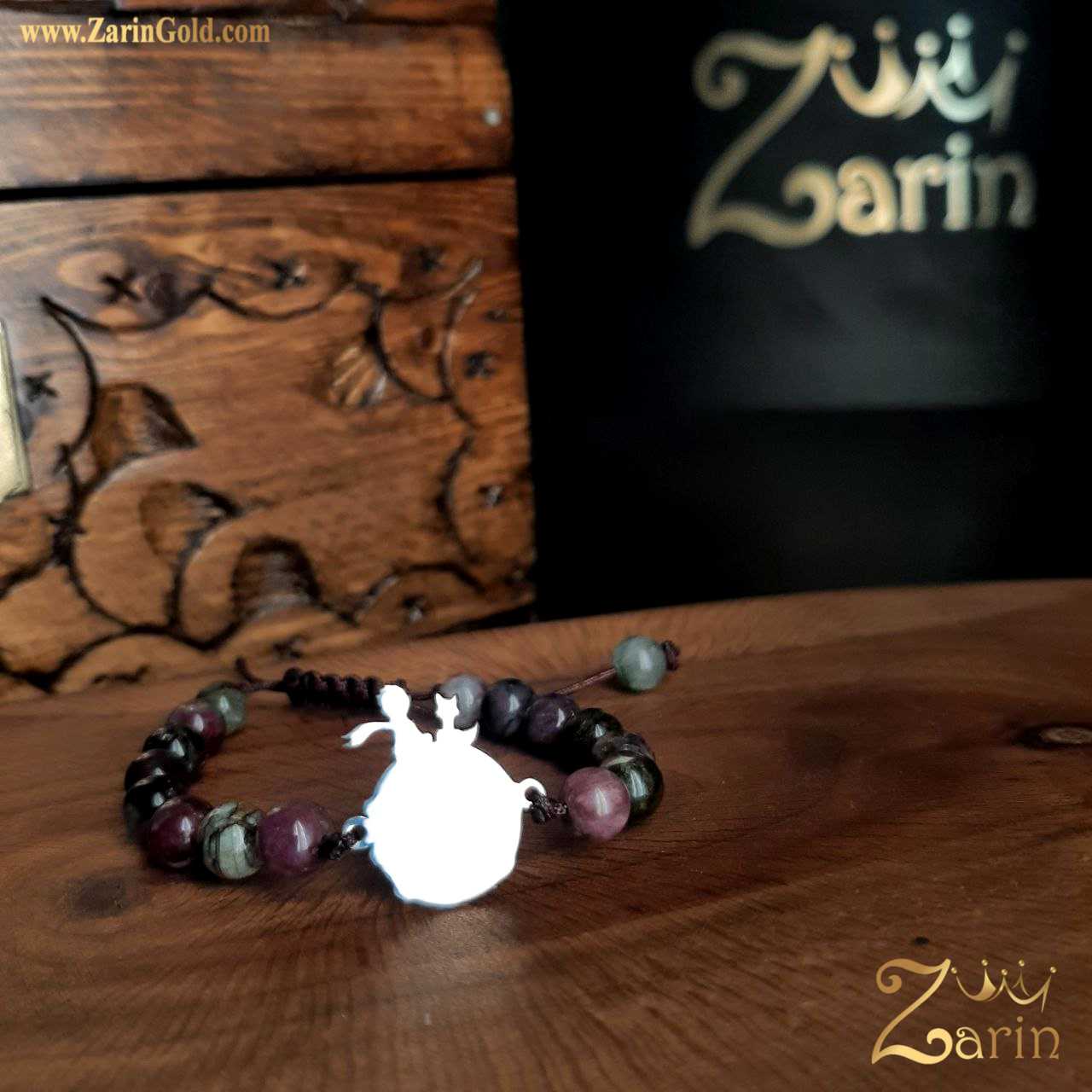 پلاک طلا سفارشی طرح شازده کوچولو