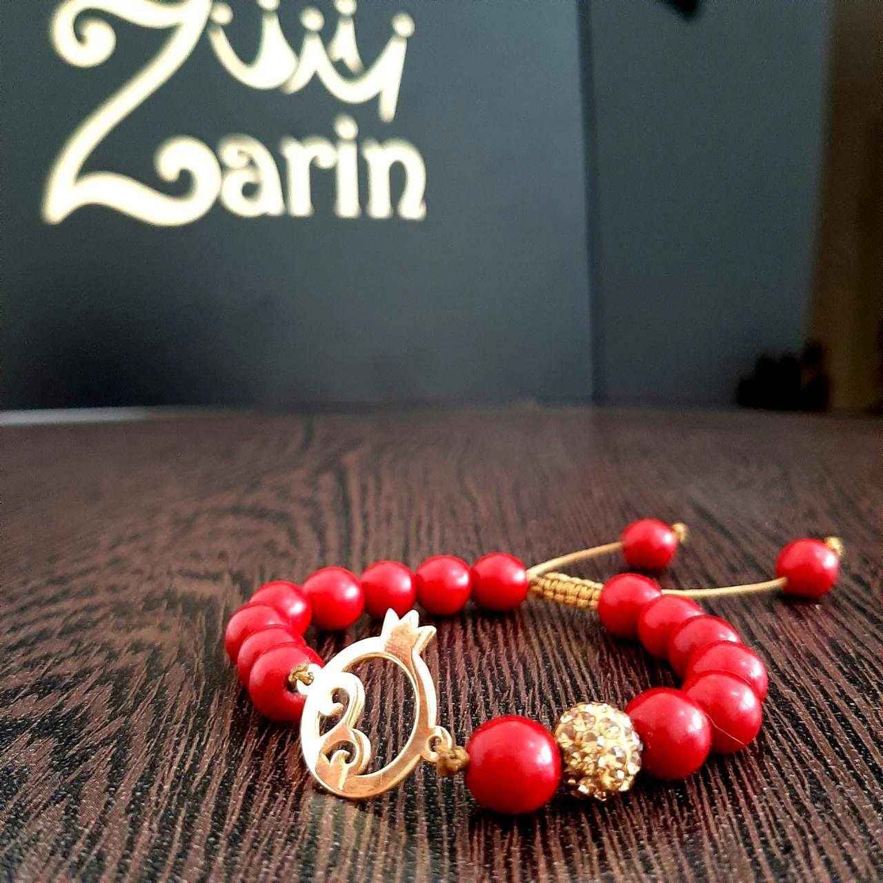 دستبند طلا طرح انار